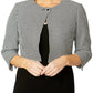 Jackie Houndstooth Single Button Jacket