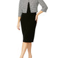 Jackie Houndstooth Single Button Jacket