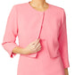 Jackie Geranium Pink Single Button Jacket