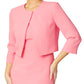 Jackie Geranium Pink Single Button Jacket