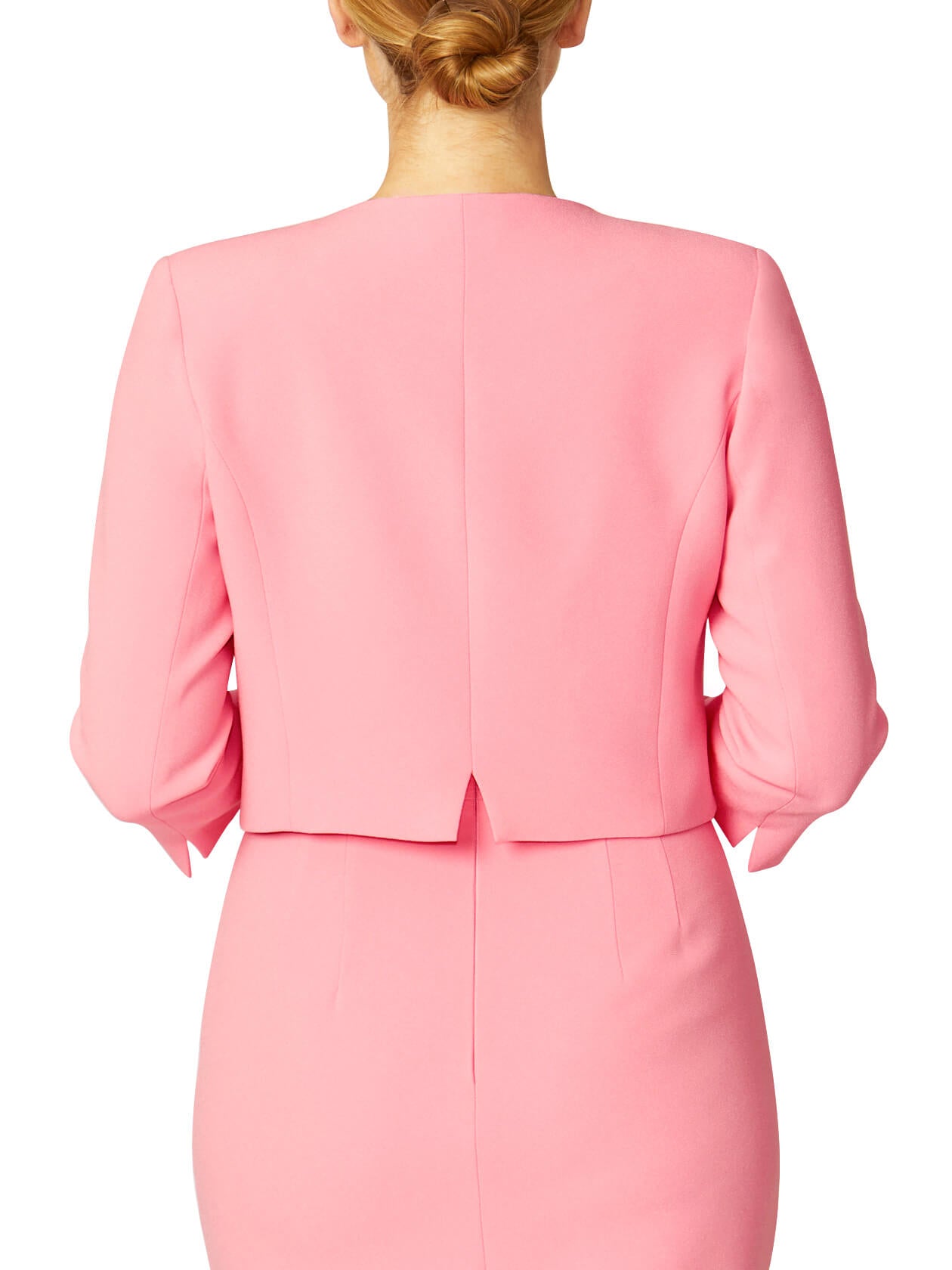 Jackie Geranium Pink Single Button Jacket