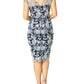 Ella Navy and Mint Dress