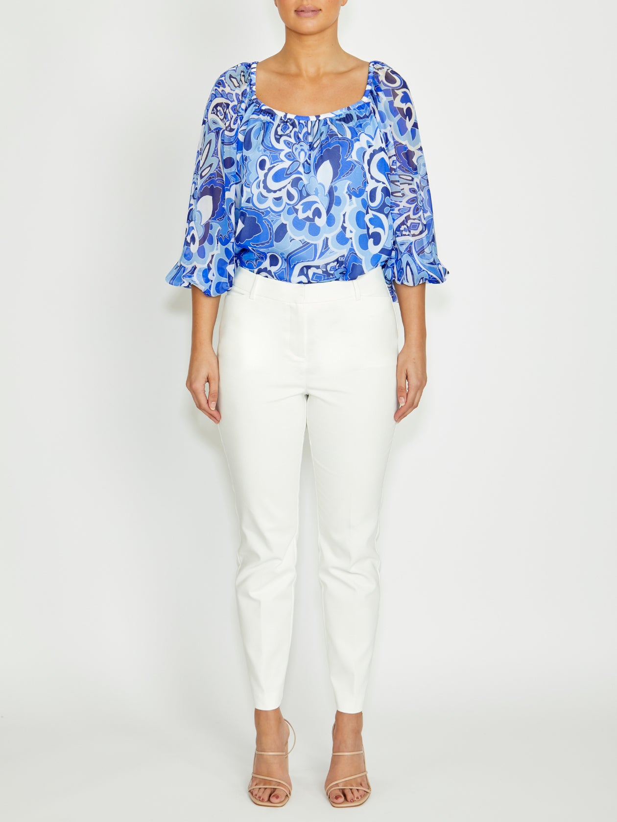Ena Moonlight Silk Blouse
