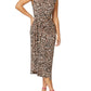 Loren Leopard Print Jersey Dress