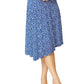 Francesca Ivory and Cobalt Jersey Dress