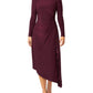 Nora Black Cherry Jersey Dress