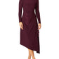 Nora Black Cherry Jersey Dress