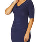 Aurora Navy Jersey Dress
