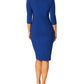 Como Cobalt Blue Jersey Dress