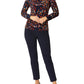 Diana Multi Colour Jersey Top