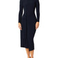Loren Navy Jersey Dress