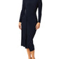 Loren Navy Jersey Dress