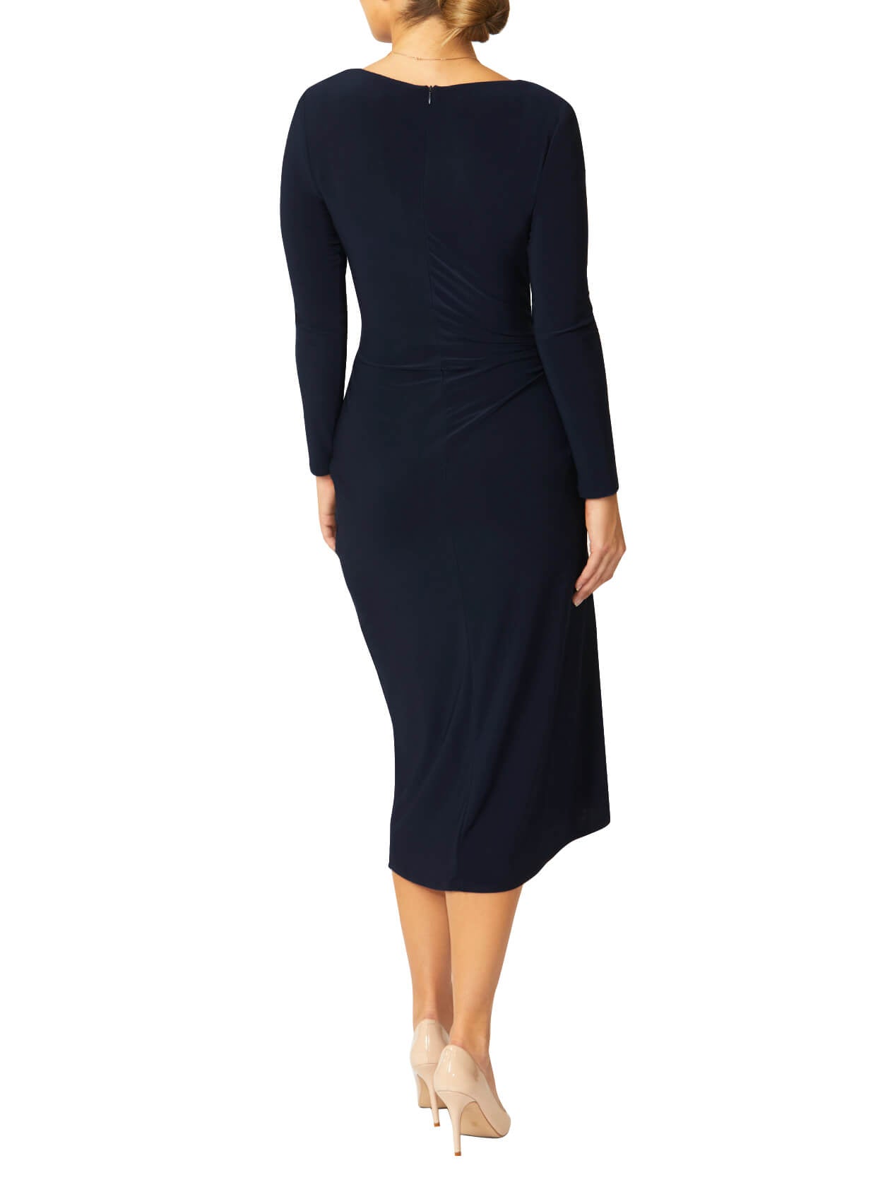 Loren Navy Jersey Dress