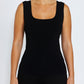 Milano Black Knit Tank Top