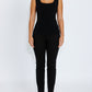 Milano Black Knit Tank Top