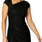 Leighton Black Stretch Lace Dress