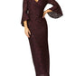 Stella Plum Stretch Lace Gown
