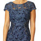 Venetia Blue Sequin Lace Dress