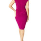 Como Hot Pink Jersey Dress
