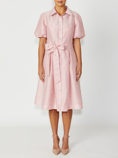 Women's Shirtdress Dress in Pink | Simone