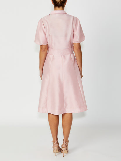 Women's Shirtdress Dress in Pink | Simone