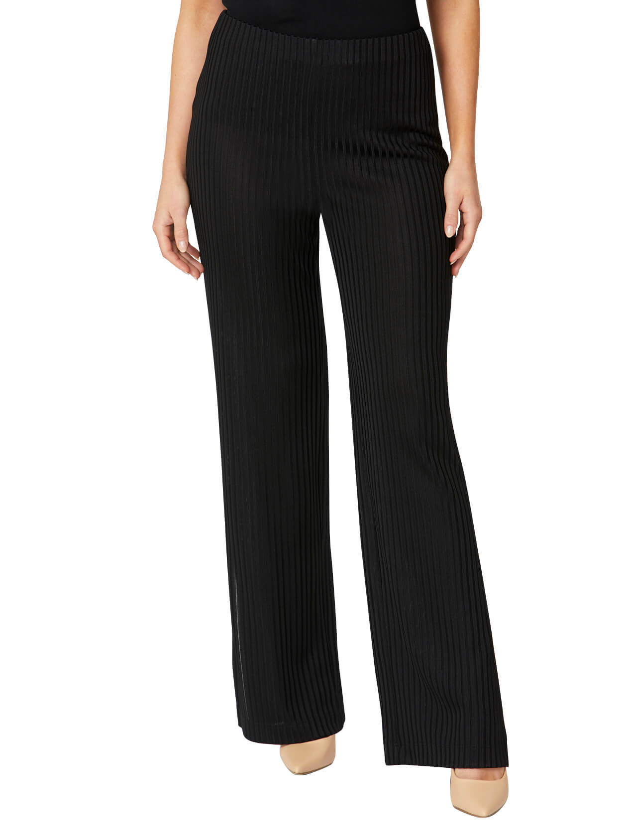 The Crawford Palazzo Pants in Black