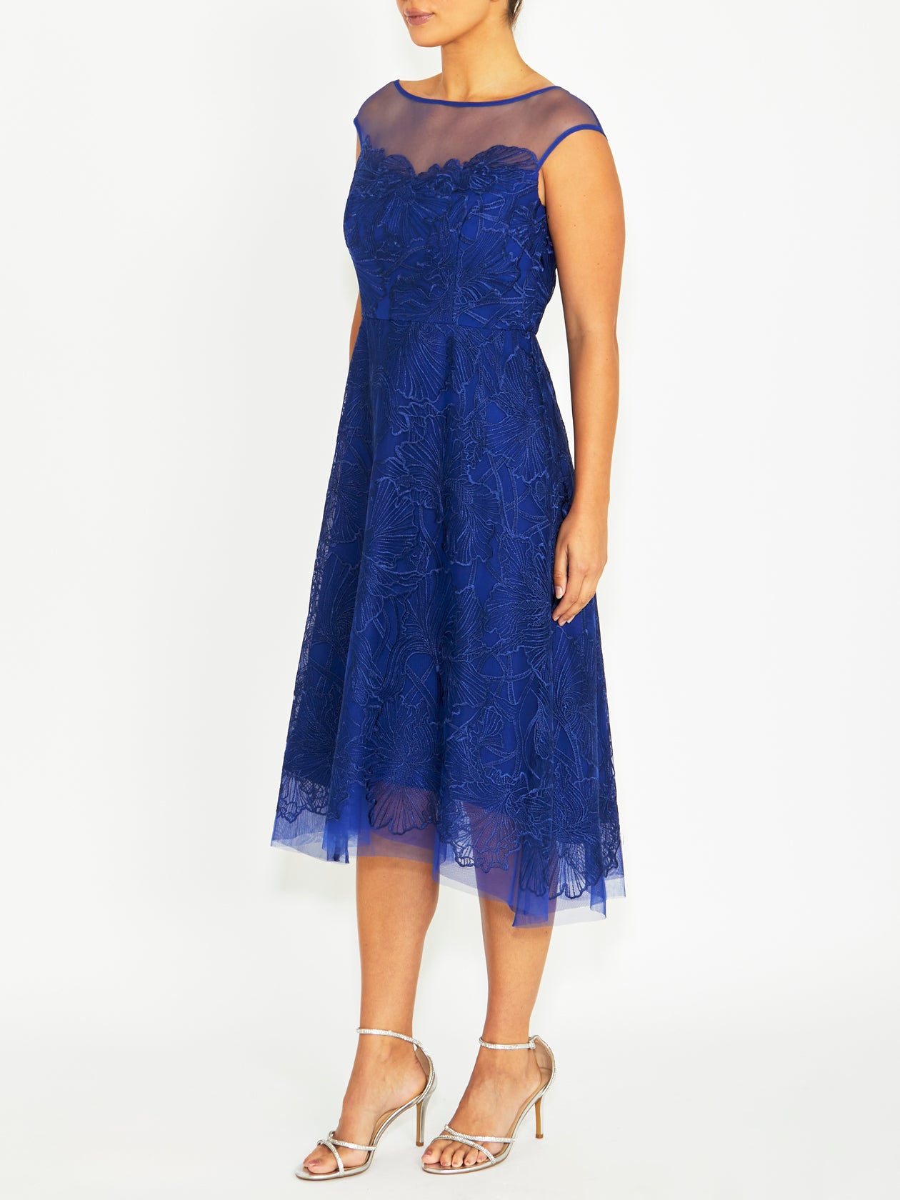 Stellar Cobalt Blue A-Line Dress
