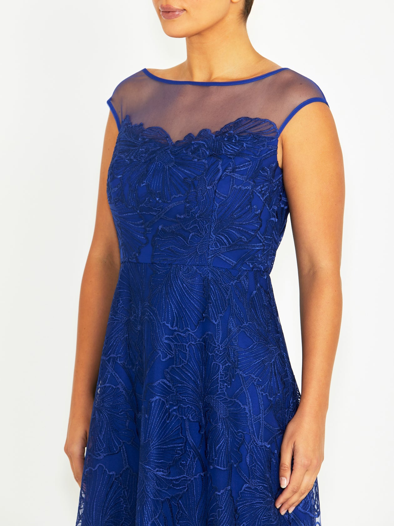 Stellar Cobalt Blue A-Line Dress