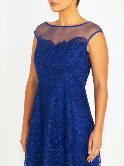 Stellar Cobalt Blue A-Line Dress