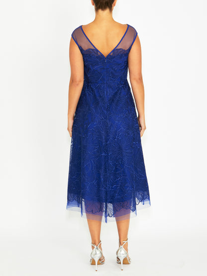 Stellar Cobalt Blue A-Line Dress