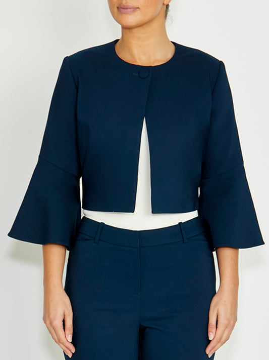 Fable Navy Crop Jacket