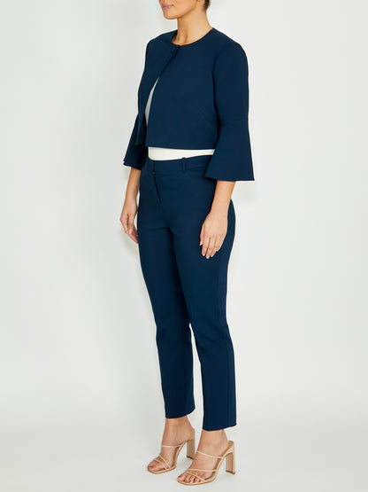 Fable Navy Crop Jacket
