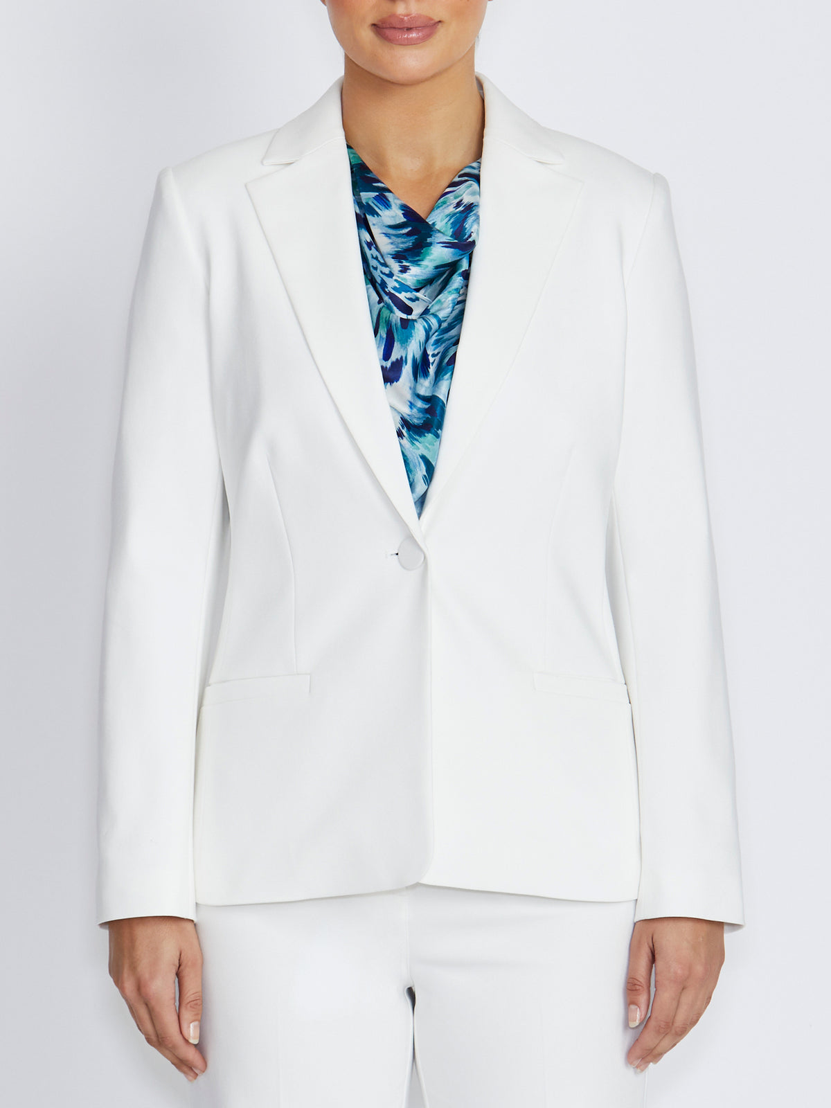 Sophie Ivory Longline Blazer