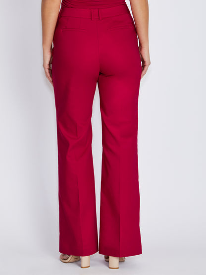 Sanchez Crimson Cotton Sateen Pant