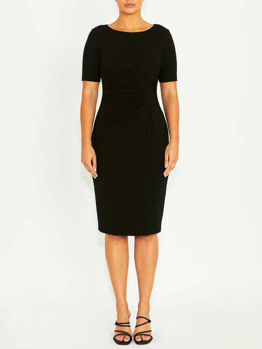 Fabrice Black Crepe Dress