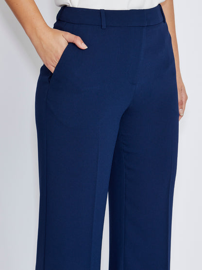Carmen Navy Crepe Pant