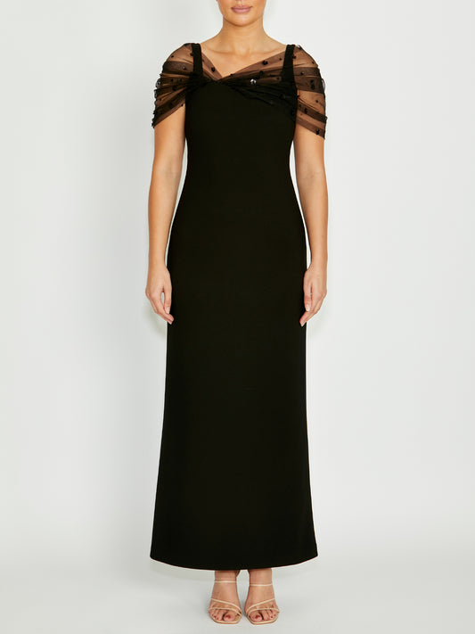 Isla Black Gown
