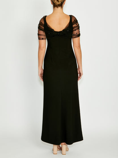 Isla Black Gown