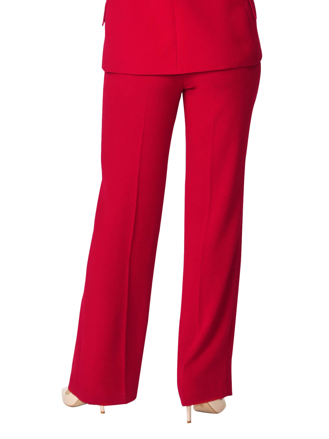 Women's Crepe Pant in Red