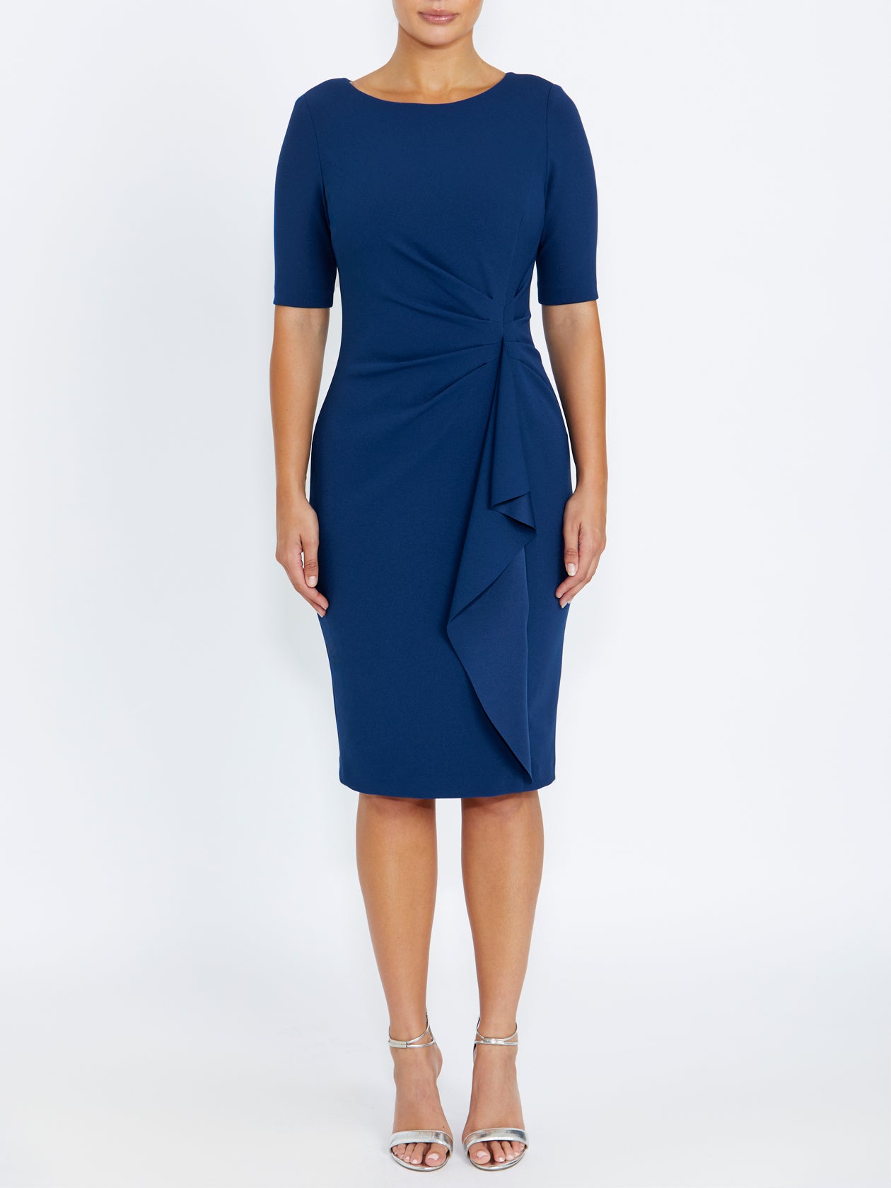 FRV Blush crepe sleeveless long dress - Rotherham main image 1