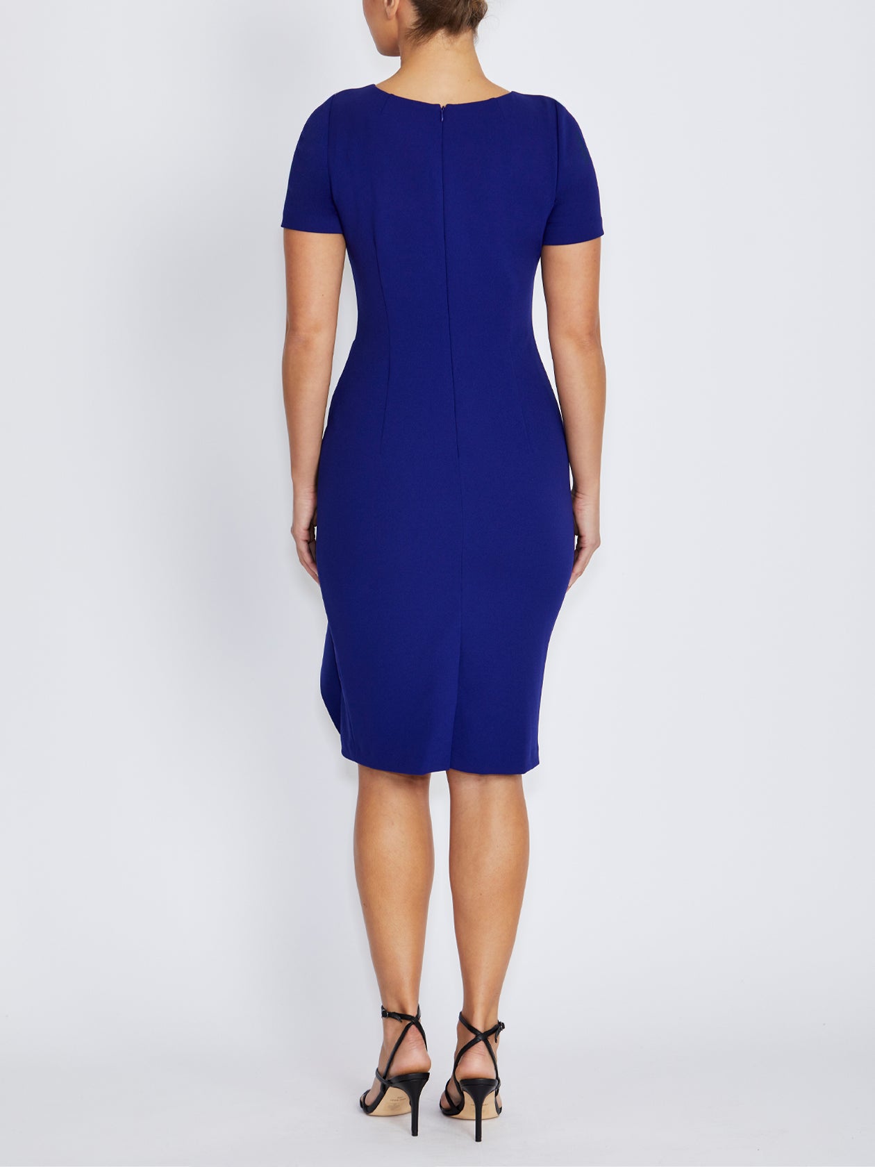 Solana Imperial Blue Stretch Crepe Dress