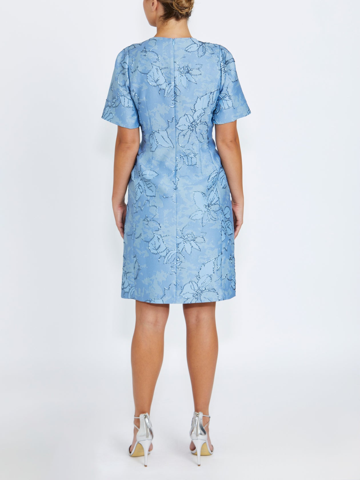 Florita Blue Floral Dress