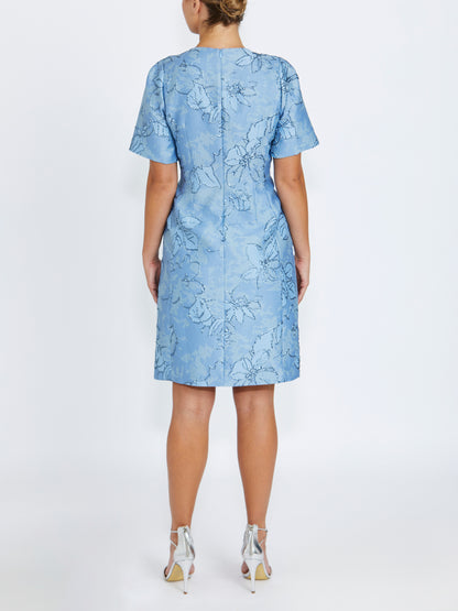 Florita Blue Floral Dress
