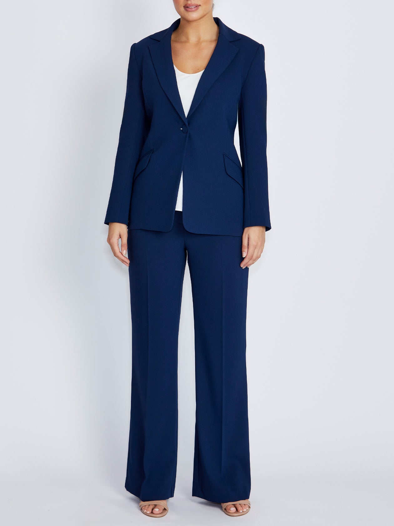 Lola Navy Crepe Jacket
