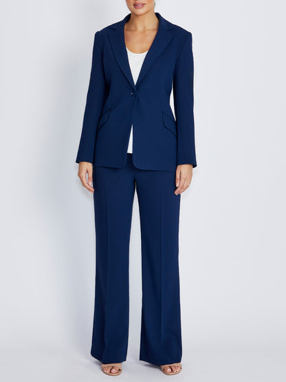 Lola Navy Crepe Jacket