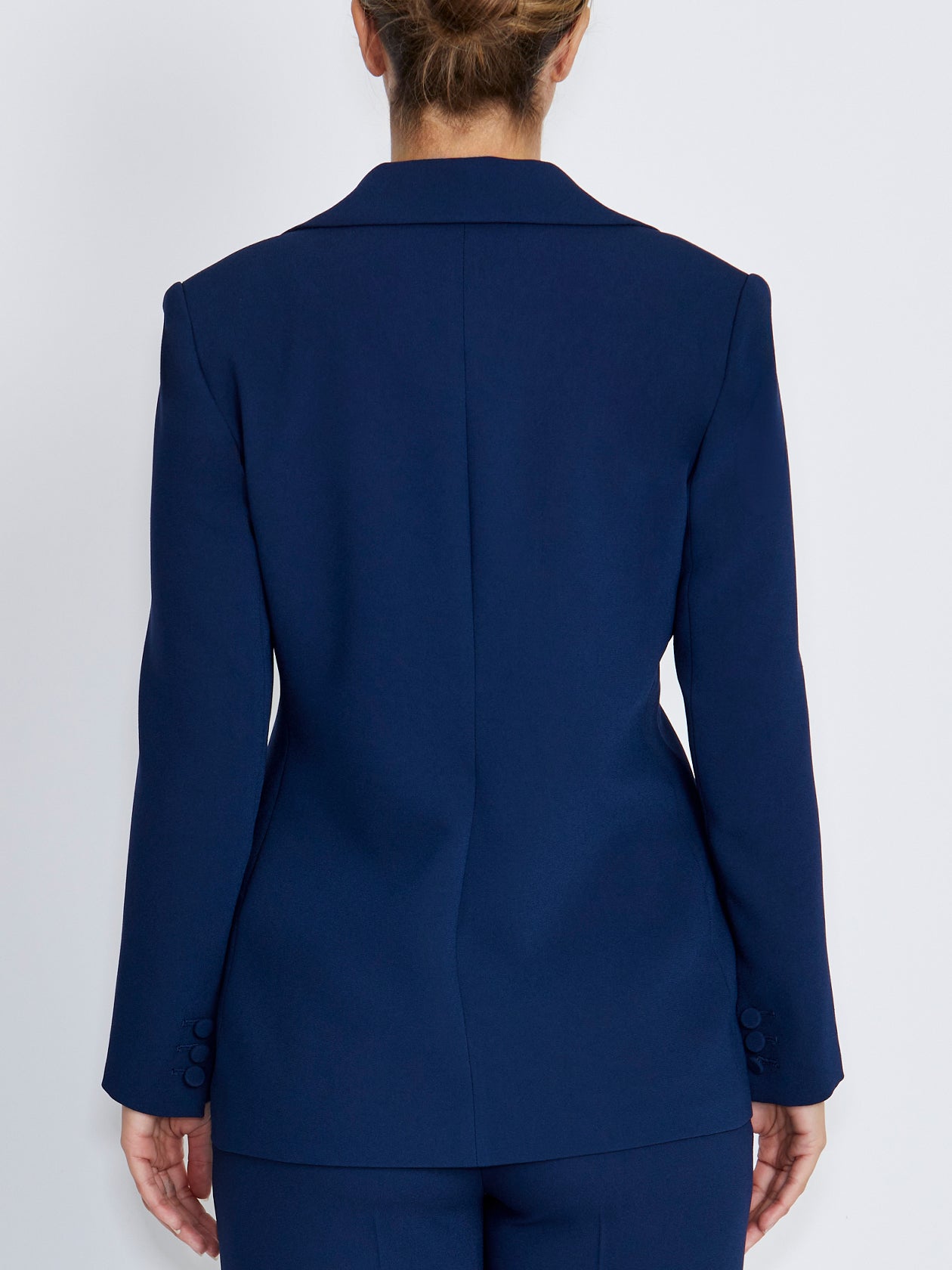 Lola Navy Crepe Jacket