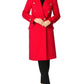 Margot Red Ponte Coat