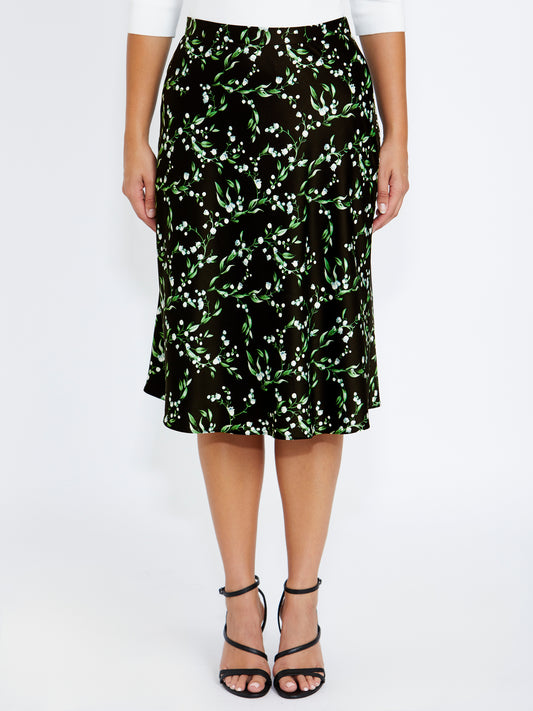 Women's Georgette Midi Length Skirt | Vianne