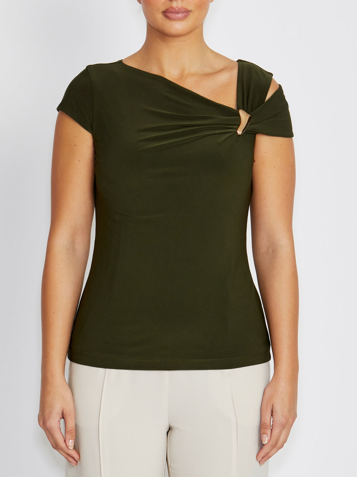 Cartia Olive Top