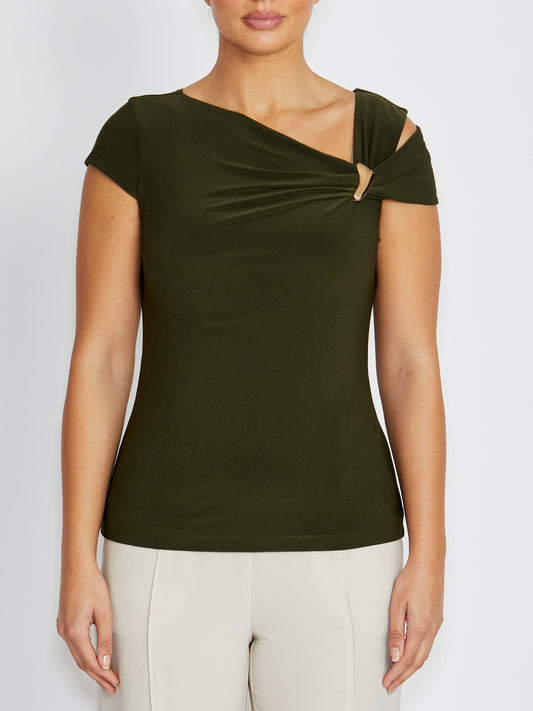 Cartia Olive Top